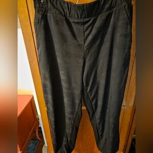 Athleta Black On Black Camo Print Lined Brooklyn Joggers Sz 14